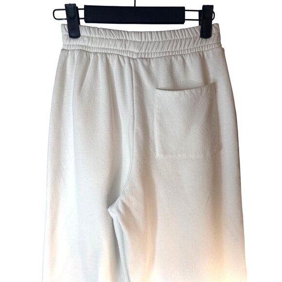 2/$30 ZARA Soft White Small Wide Leg Lounge Pants with Elastic Waist & Pockets - Picture 8 of 10